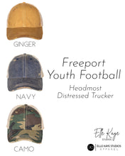 Load image into Gallery viewer, Freeport Youth Football Ballcaps Elle Kaye Studios
